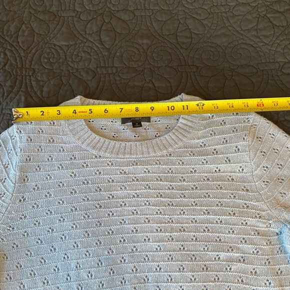 J crew sweater. Blue. Size medium. Worn once - Picture 6 of 10